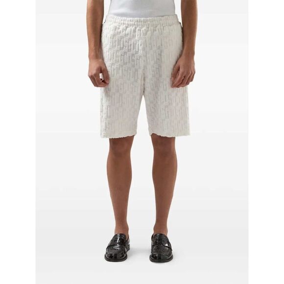 Gcds Men Monogrammed Shorts
